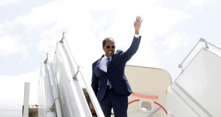 Somali President Hassan Sheikh Mohamud travels to Eritrea